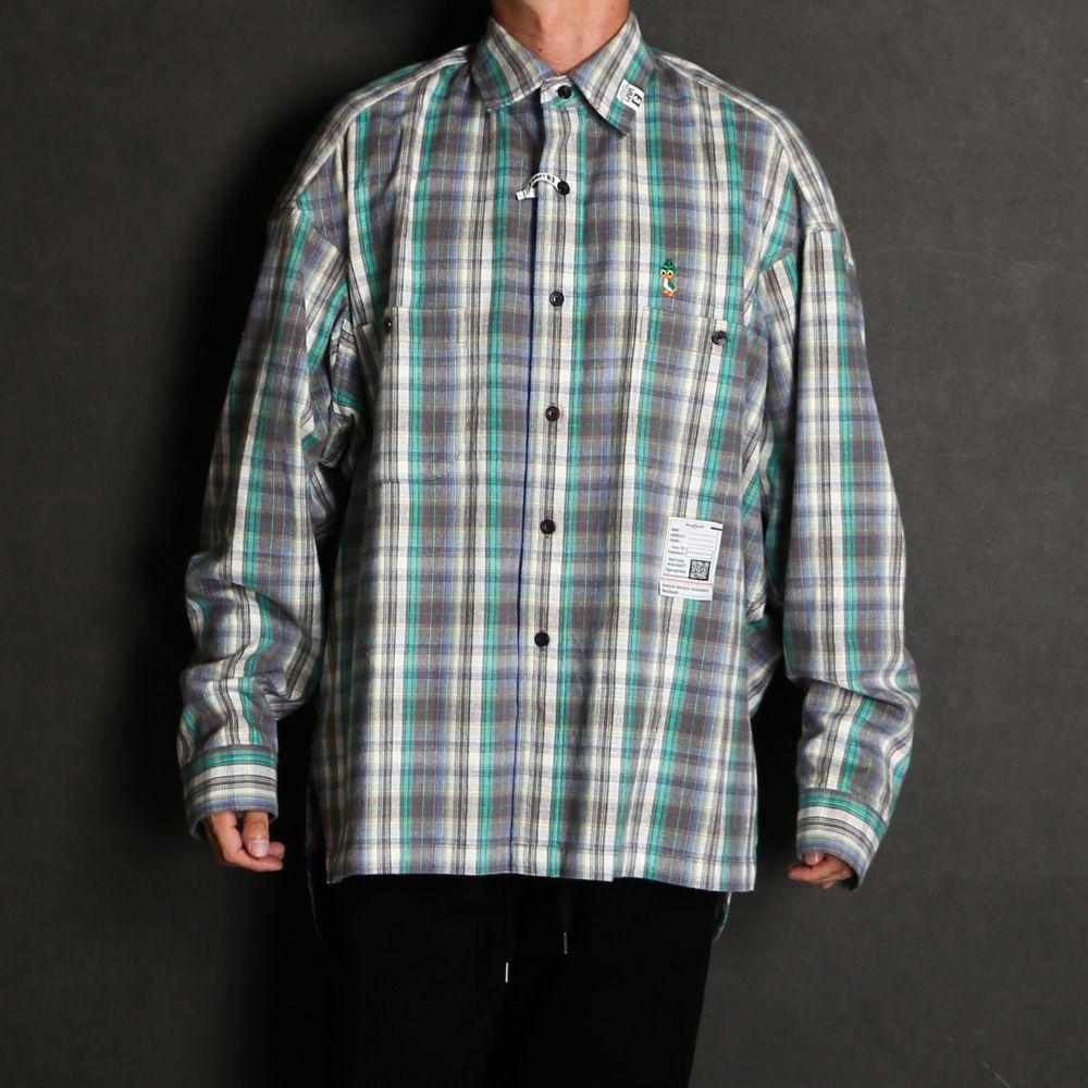 Check Long Sleeve Shirt - Green / チェック ロングスリーブ シャツ / J17SH186