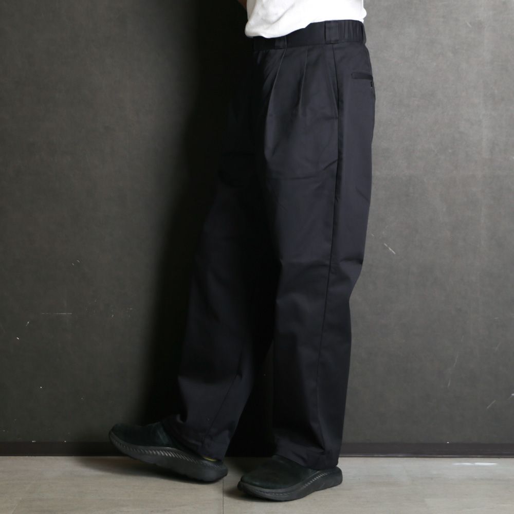 × DICKIES / 2TUCKS TROUSERS - BLACK / 2261-CP40-029