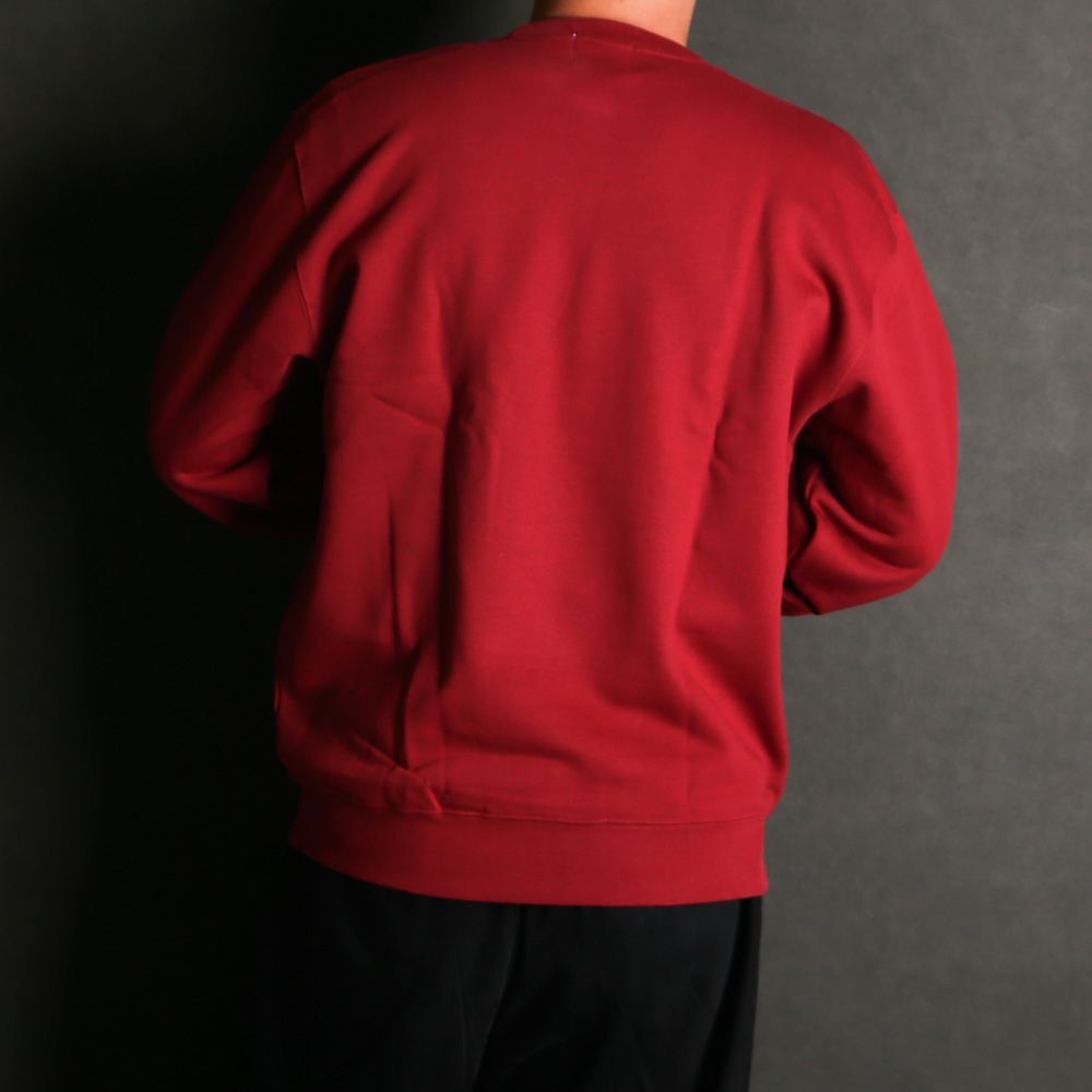 SCRIPT COLLEGE SWEAT - MAROON / スウェット