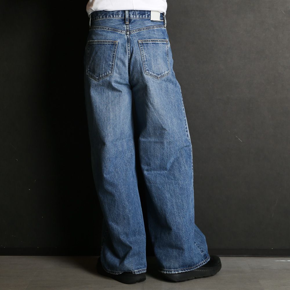 ×HAGUN / WIDE PIPE DENIM PANTS - BLUE / バギーシルエット デニムパンツ / VTM-25-P-103