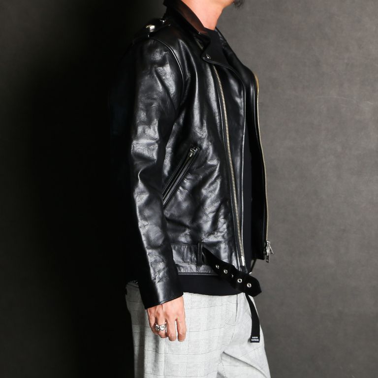 FIRSTRUST - ONE LOVE / FRINGE W-LEATHER RIDERS JACKET / 222FRJK 