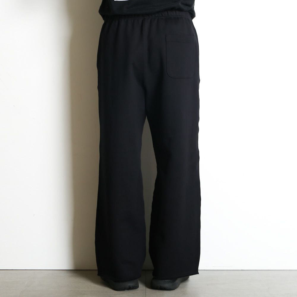 GYM PANTS - BLACK / オーガニックコットンヘビー吊裏毛 - ジムパンツ / A26A09PT01C