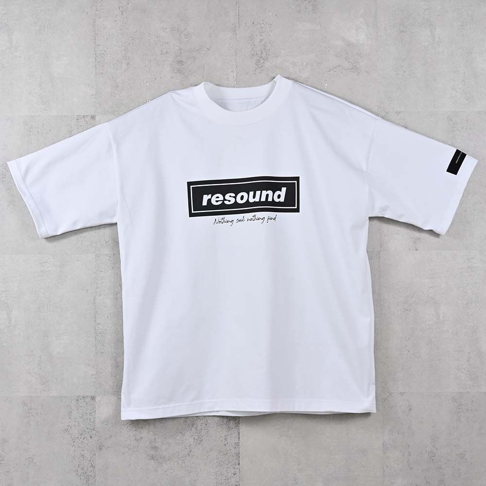 BOX OVER TEE - WHITE / オーバーサイズ ナイロンTシャツ / RC40-T-007