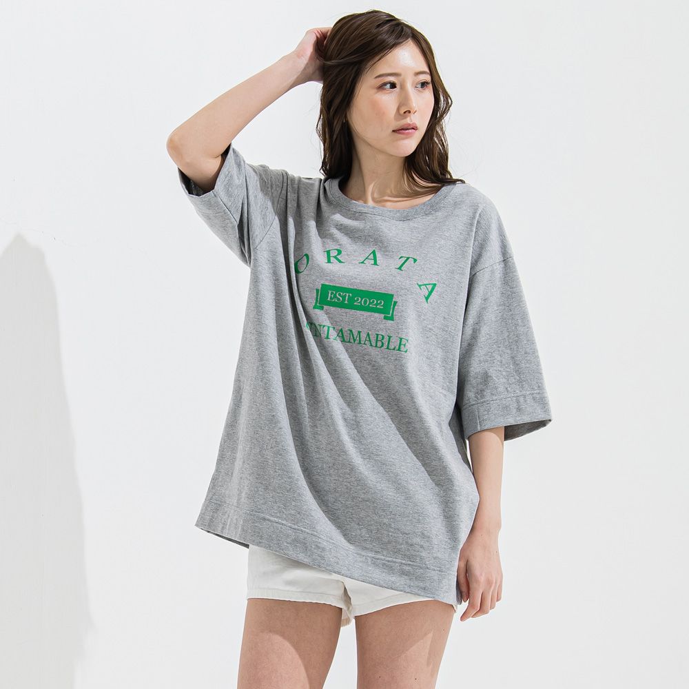 vintage college crew T / オーバーサイズ カレッジTシャツ / OR2-T-001