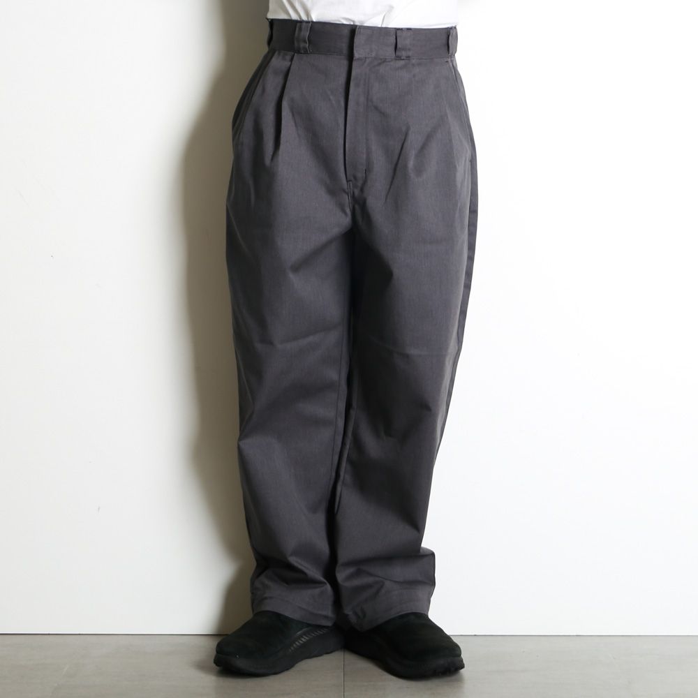× DICKIES / 2TUCKS TROUSERS - T.GRAY / 2261-CP40-029