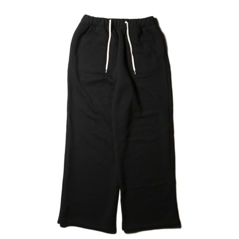Wide Jacquard Sweatpants - Black / ワイドシルエット スウェットパンツ / SN-631A