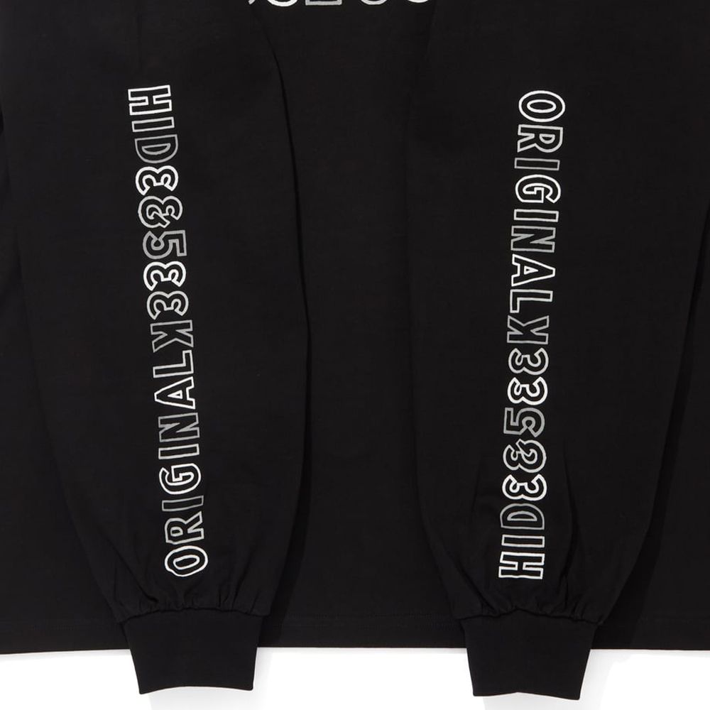 " HIDEANDSEEK × Toru Nishiura " / Original L/S Tee - BLK / Tシャツ / H30th-091526