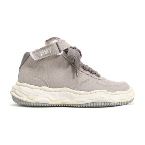 "WAYNE" original sole washed canvas High-Top sneaker / A08FW707