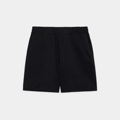 GYM SHORTS - BLACK / オーガニックコットンヘビー吊裏毛 - ジムショーツ / A26A09PT02B