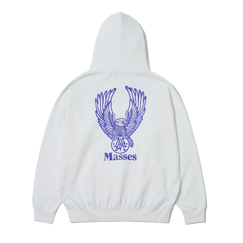 MASSES - × M&M / SWEAT HOODED EAGLE M - Black / プルオーバー
