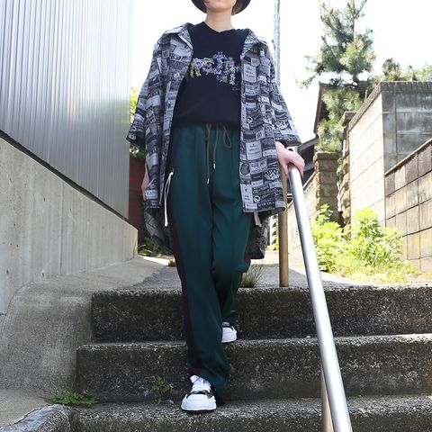 【Maison MIHARA YASUHIRO】【FACETASM】【VICTIM】コーディネート(女性モデル162cm)