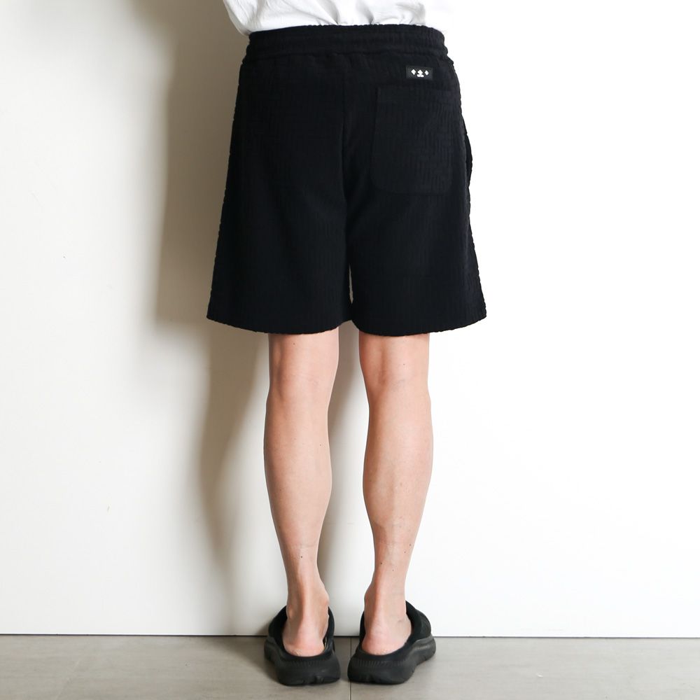 NAVA ナヴァ - BLACK / パイル ショートパンツ / MCKZ0470103588