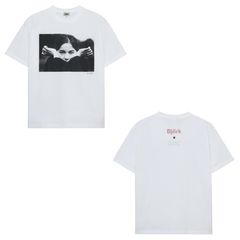 【Bjork by Kevin Cummins×GDC】 Monochrome Tee - WHITE / Tシャツ / GD0584