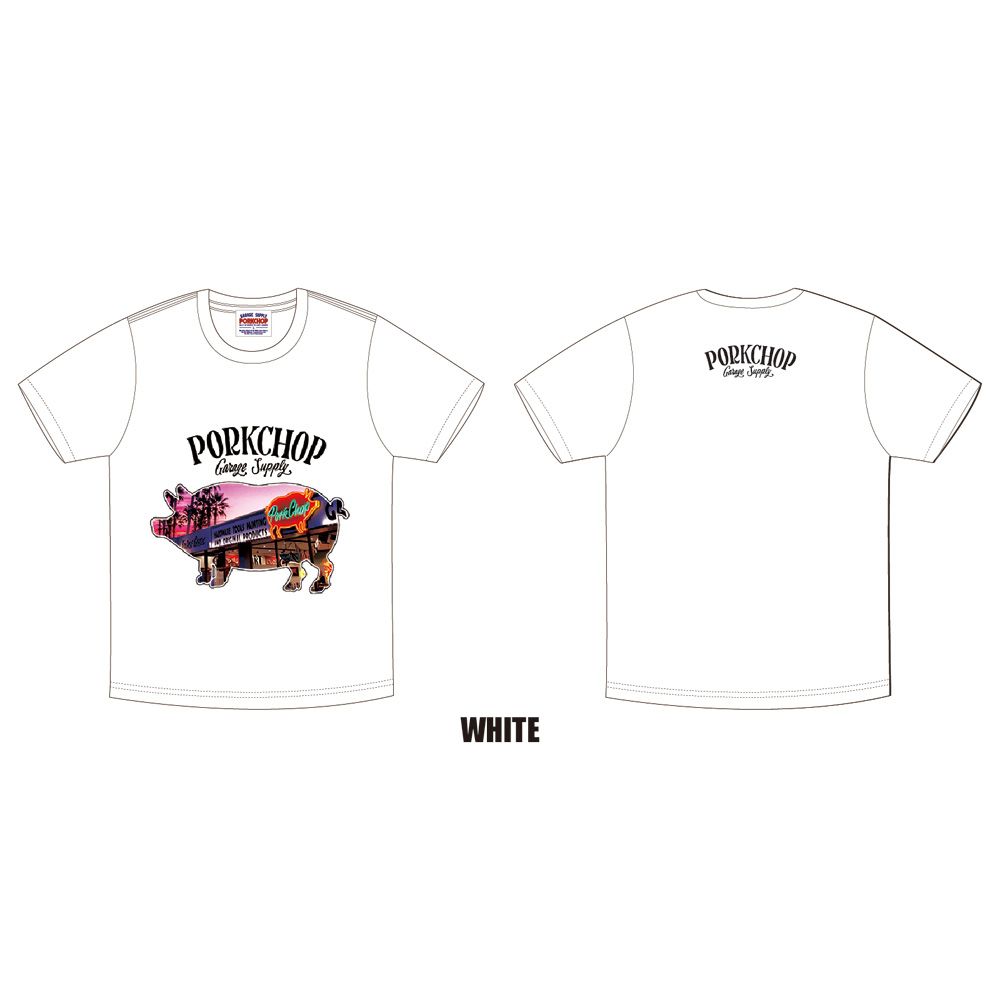PCP STORE TEE - WHITE / ショートスリーブTシャツ