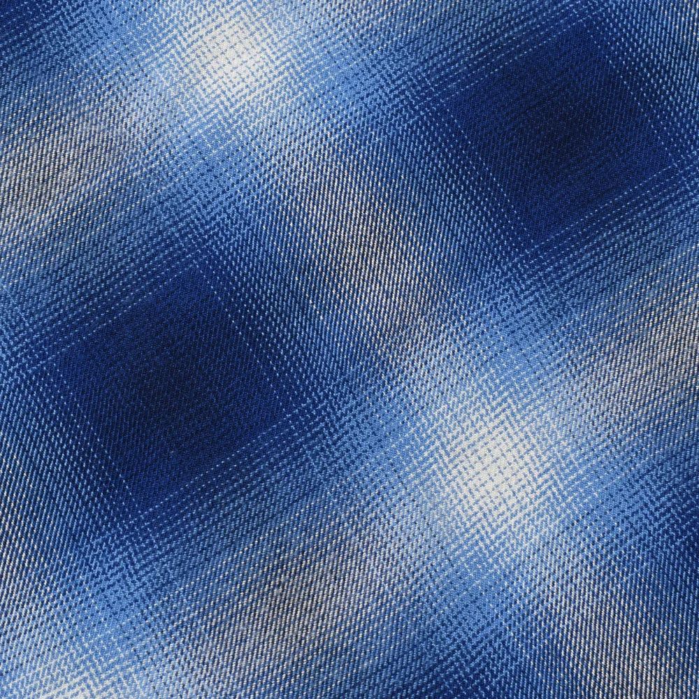 R.Flannel Ombre Open Collar SH - BPT / 2604-5002