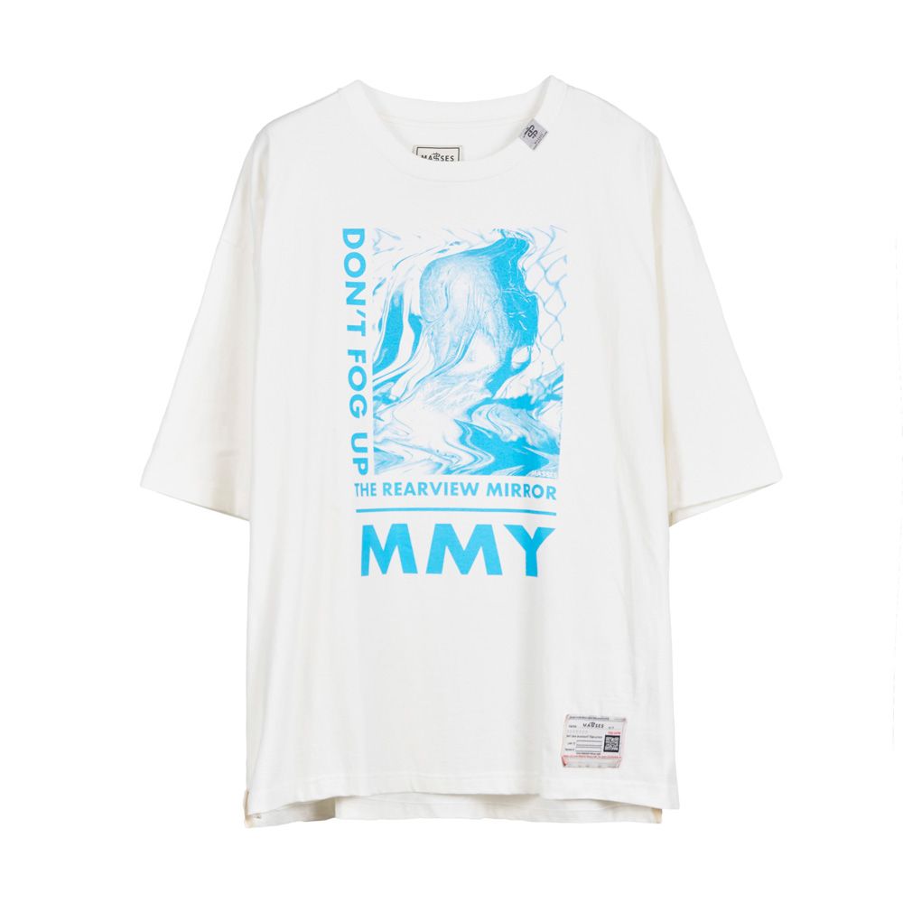 【ラスト1点-サイズ48】 MASSES × Maison MIHARA YASUHIRO / DON'T FOG UP PRINT T-SHIRTS MMY - WHITE / Tシャツ / C15TS044
