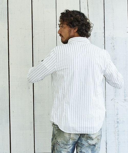 C/LI STRIPE SHIRTS / ストライプシャツ / TSH-S2105