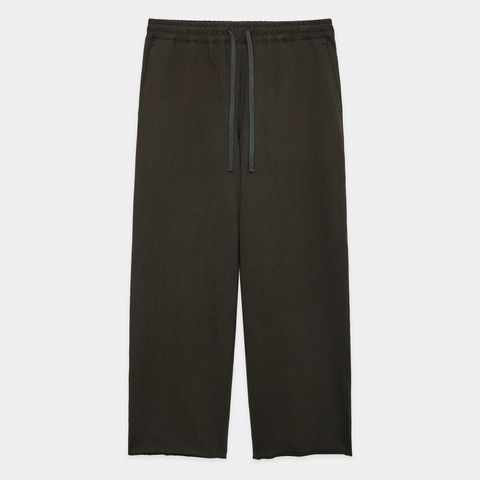 【ラスト1点-サイズ3】 GYM PANTS - DARK OLIVE / オーガニックコットンヘビー吊裏毛 - ジムパンツ / A25A06PT01C