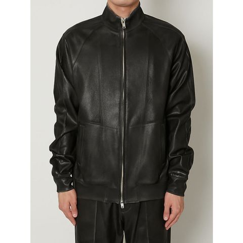 "LEATHER COATING JERSEY" TRACK BLOUSON / トラックジャケット / TA23SS-BL027