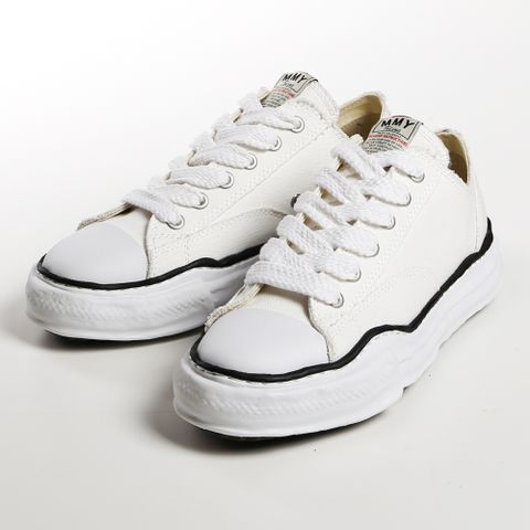 "PETERSON" original sole canvas lowcut sneaker - WHITE / A01FW702