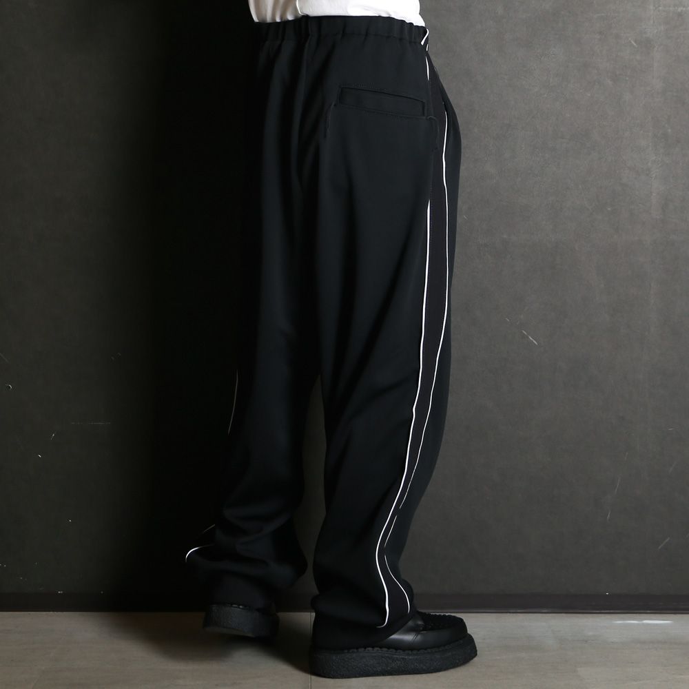 Amateur Sewn Like Track Pants - BLACK / アマチュア ソーン ライク トラックパンツ / A16PT582
