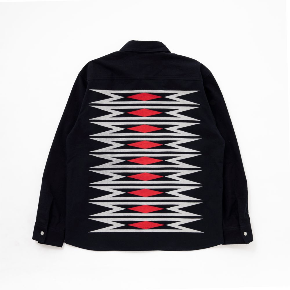 NATIVE PRINT FLANNEL SHIRT / フランネル シャツ / 21'RS-1106