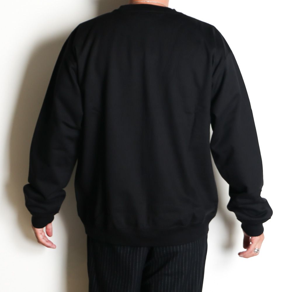 【ラスト1点-サイズ3】 Comfort Sweat - Black / オーガニックコットンヘビー吊裏毛 - コンフォートスウェット / A26C13CS04C
