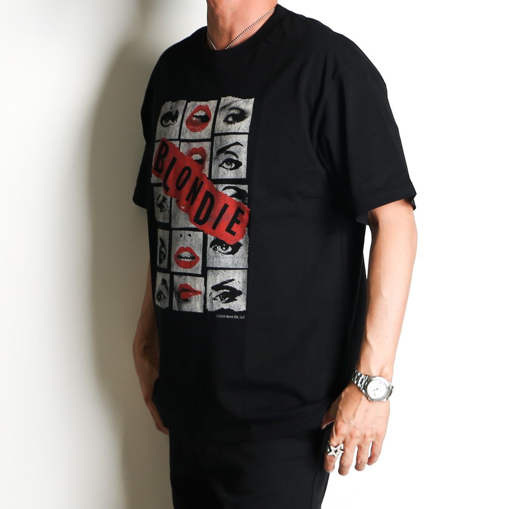MINEDENIM - Blondie × MINEDENIM Crewneck T-SH - BLK / MND