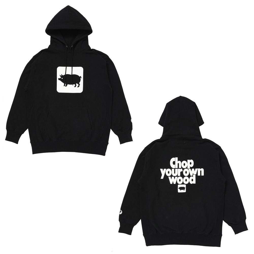 CYOW HOODIE - BLACK / プルオーバーパーカー