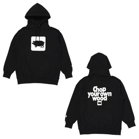 CYOW HOODIE - BLACK / プルオーバーパーカー