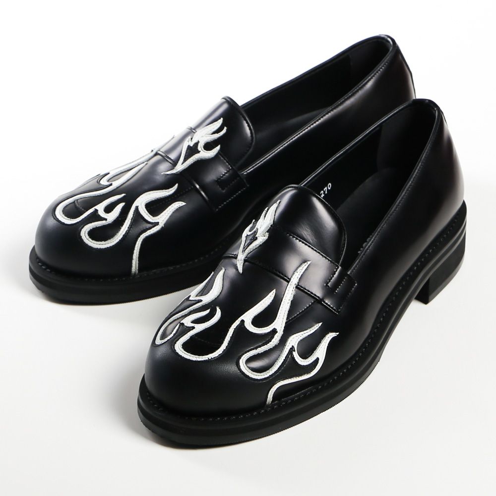 TENDER PERSON - FLAME PATTERN LOAFER / GY-AC-5143 | chemical