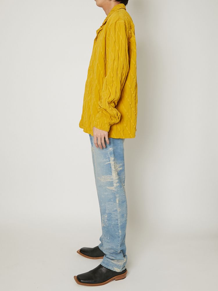 "COTTON PLEATS" SHIRTS / オープンカラーシャツ / TA23AW-SH024