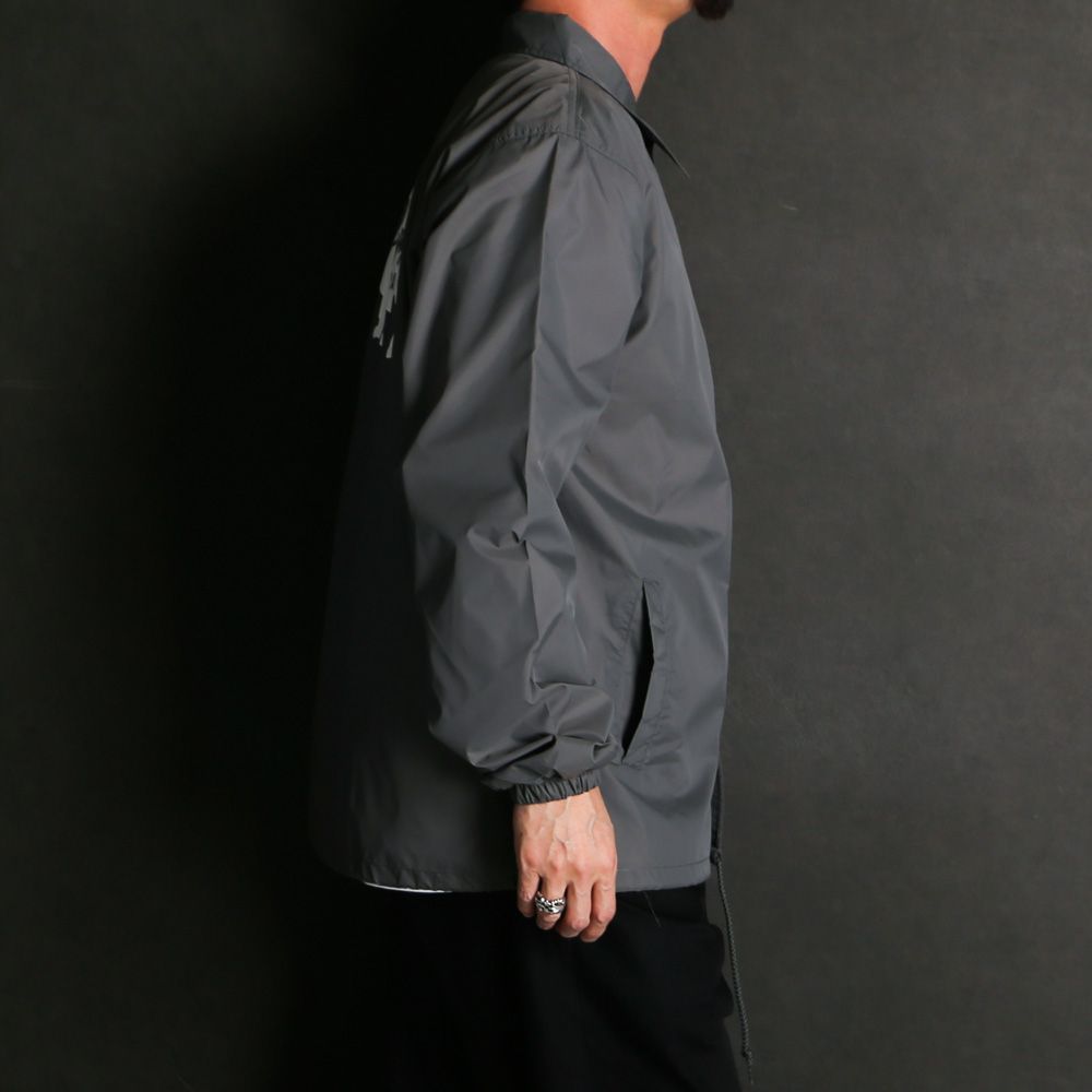 SCRIPT PORK COACH JKT - CEMENT / コーチジャケット