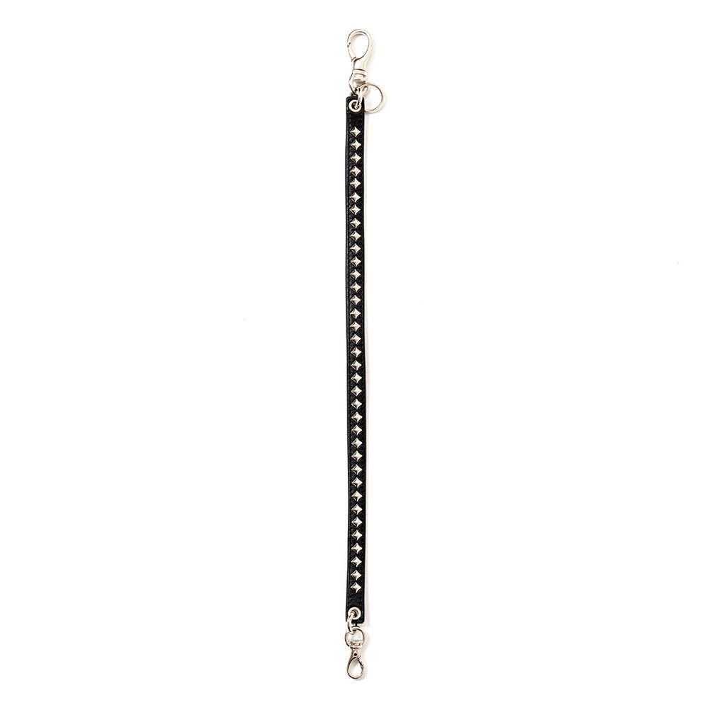CALEE - STUDS LEATHER WALLET CORD / スタッズ ウォレット