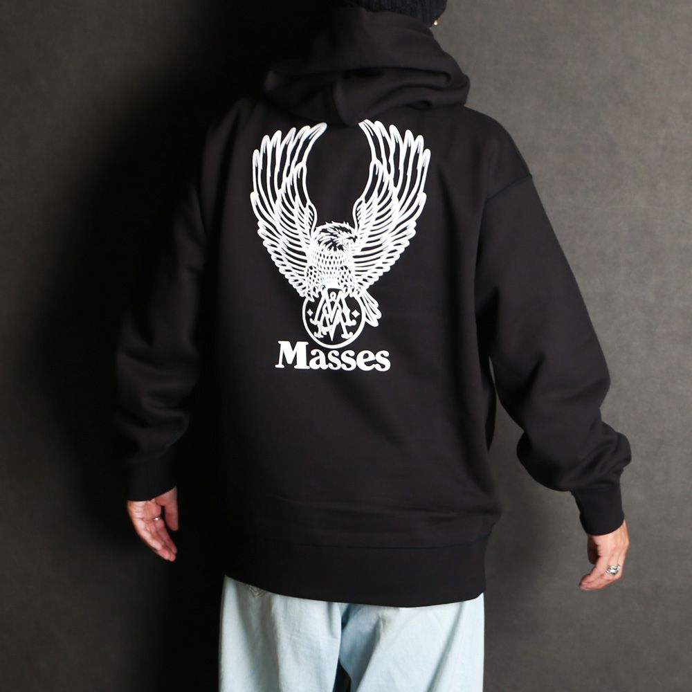 MASSES - × M&M / SWEAT HOODED EAGLE M - Black / プルオーバー パーカー / 1249023 |  chemical conbination