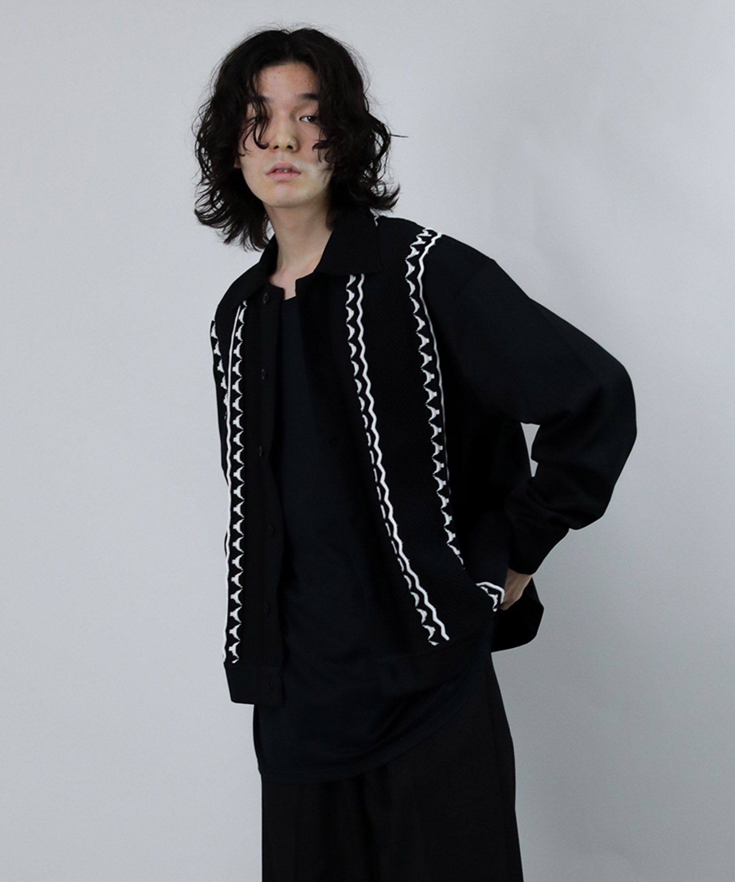 Iroquois - 12GG TUCK KNIT BL / ニットブルゾン / 278100 | chemical ...