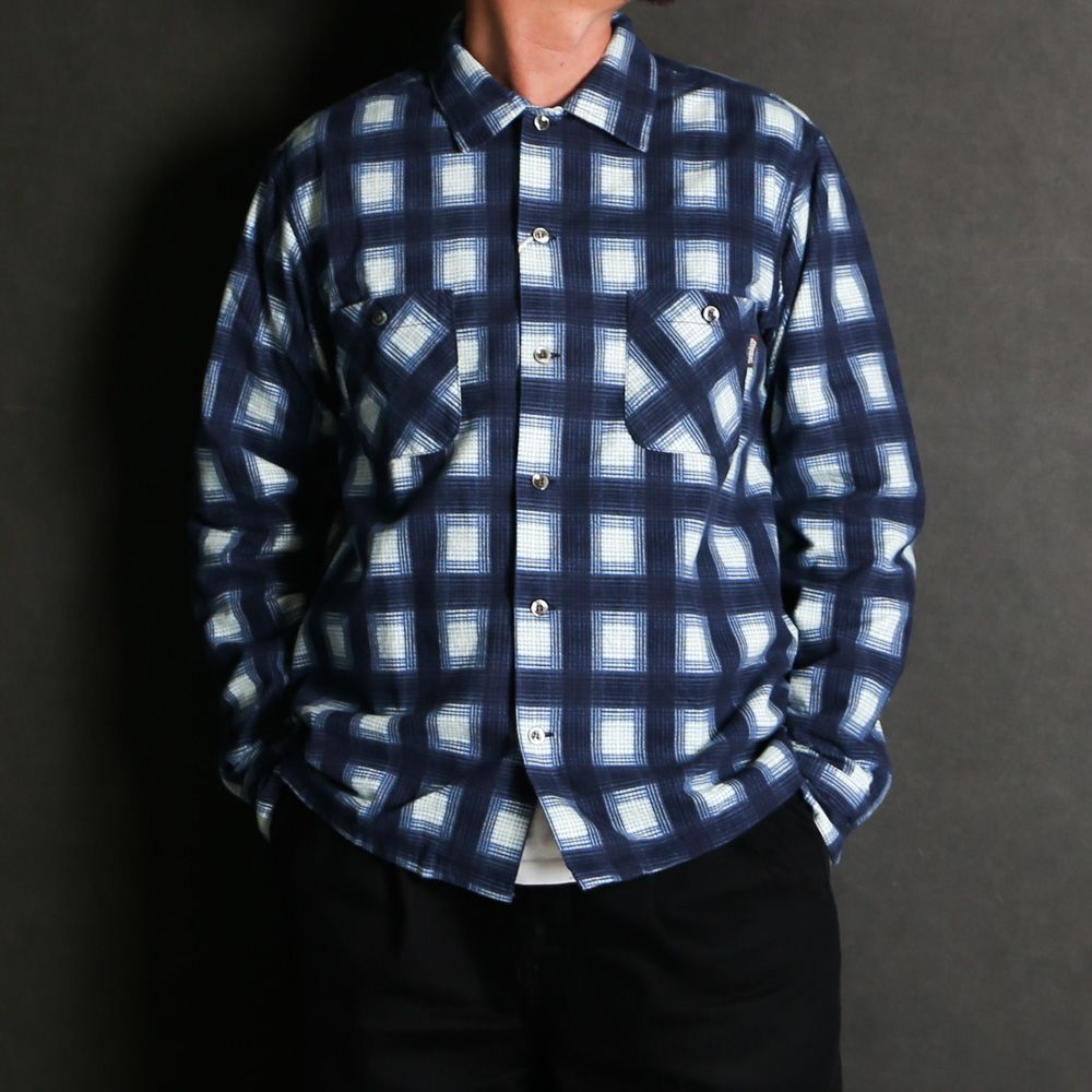SD Print Flannel Check Shirt / フランネルシャツ / SHOLC300