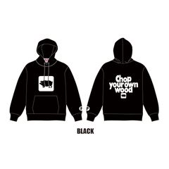 CYOW HOODIE - BLACK / プルオーバーパーカー