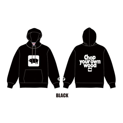 CYOW HOODIE - BLACK / プルオーバーパーカー