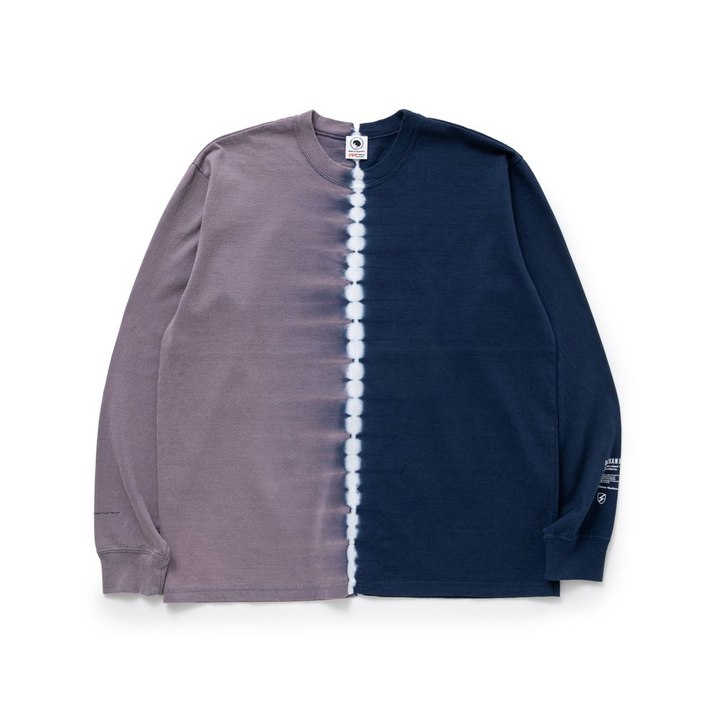 TIE DYE L/S TEE - NAVY TIE DYE / ロングスリーブTシャツ / 24'RTC-0302