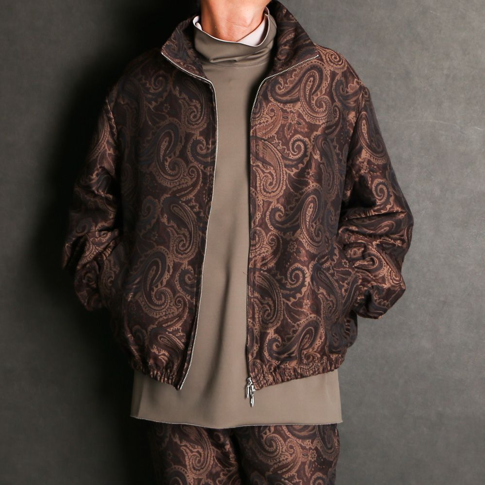 superNova. - Track jacket - Big paisley jacquard / トラック