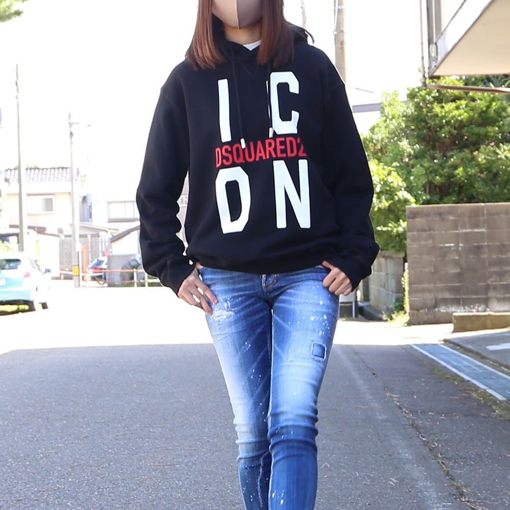 DSQUARED2×Maison MIHARA YASUHIRO コーディネート(女性モデル166cm)
