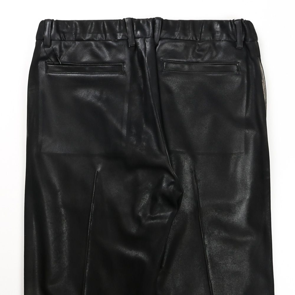 "LEATHER COATING JERSEY" EASY TROUSERS / トラウザー / TA24SS-PT091