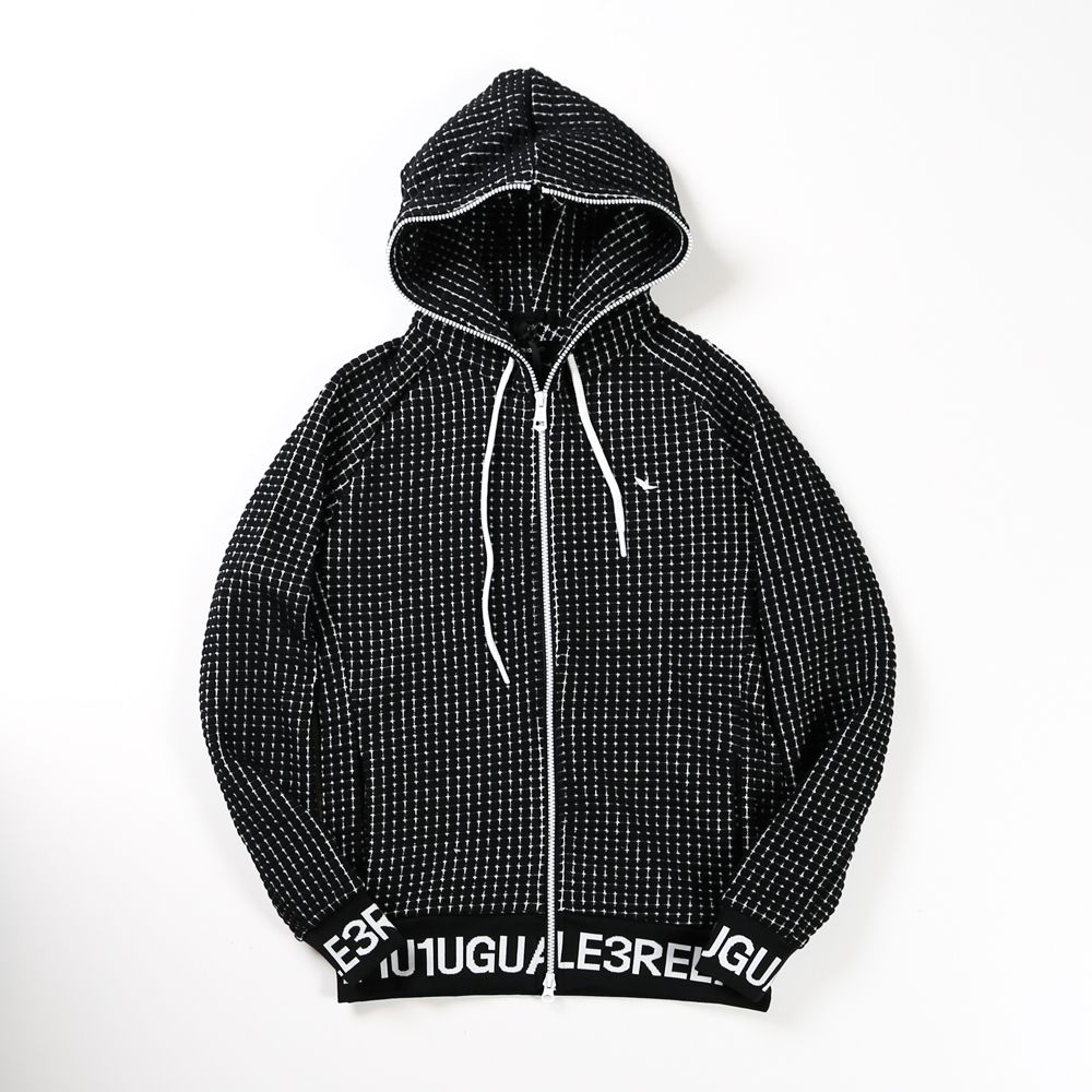 WAFFLE LOGO ZIP HOODIE / ワッフル ジップパーカー / USO-22013