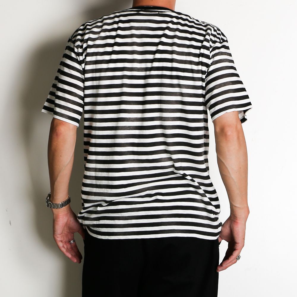 トップス MINEDENIM Hazy Border T-SH MINEDENIM - Hazy Border T-SH / 2206-6001 | chemical conbination