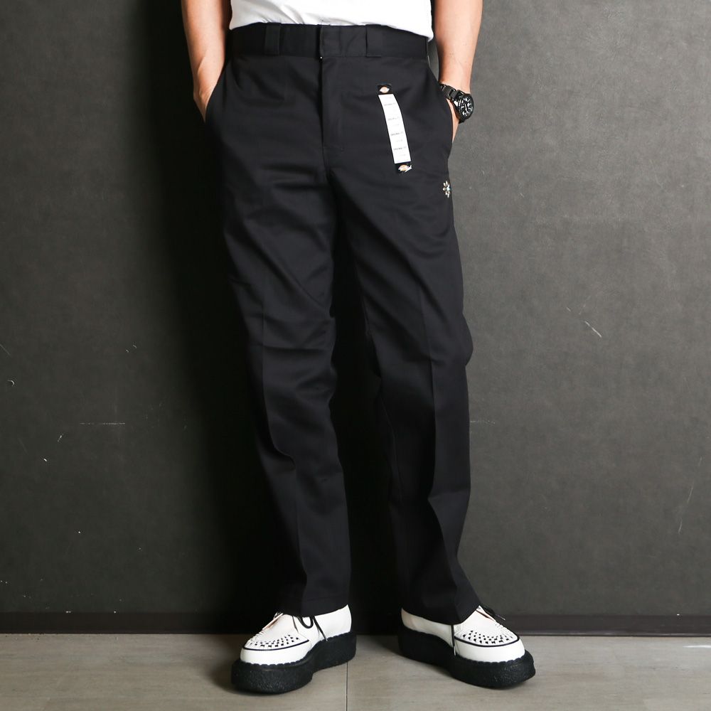 【ラスト1点-サイズ30inch】 Dickies Pants 874 #Flower Turquoise - Black / ワークパンツ / BTZAB320