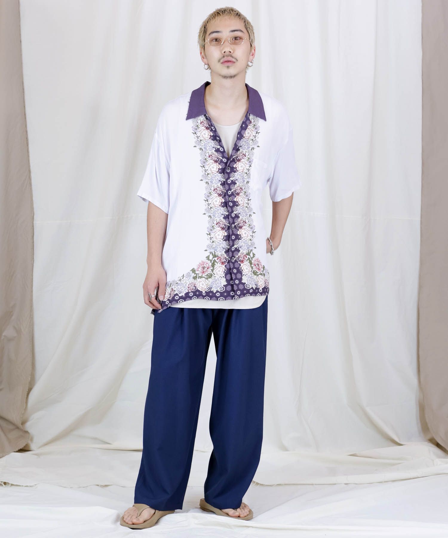 REFLAX WEATHER CLOTH WIDE PT / 2タックワイドパンツ / 479103
