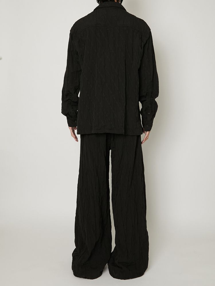 "COTTON PLEATS" SHIRTS / オープンカラーシャツ / TA23AW-SH024