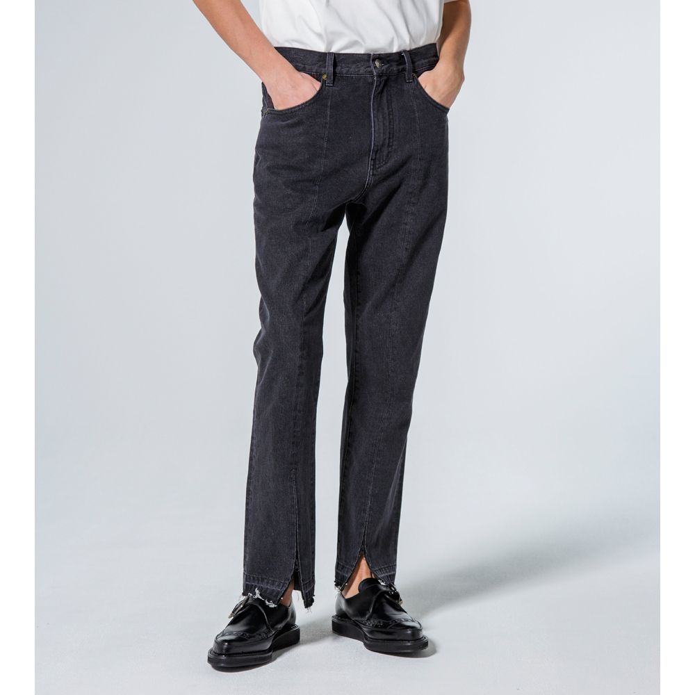 WASHED DENIM PANTS / センタースリット デニムパンツ / VTM-21-P-032