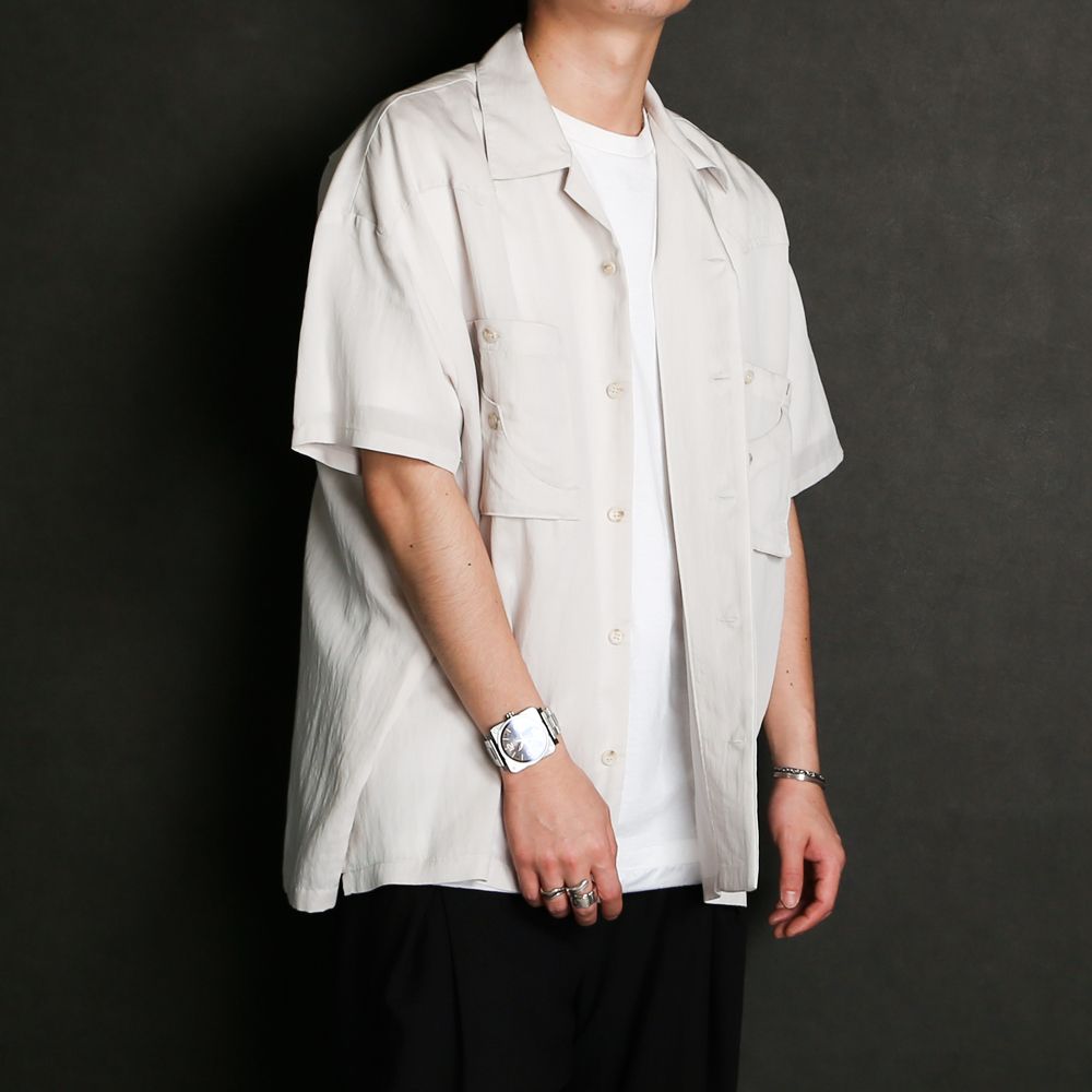 TE TWILL WIDE WESTERN H/S SH / ウエスタンヨーク ワイドシルエットシャツ / 379116
